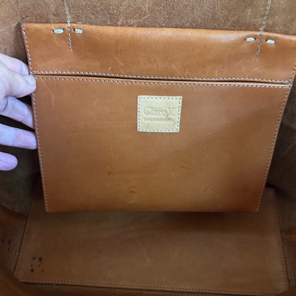 Clare V Leather Suki Tote bag - Picture 10 of 12